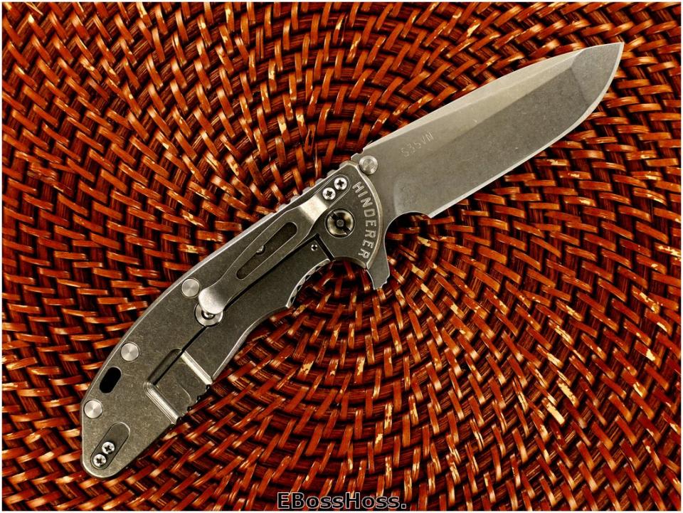Rick Hinderer XM24 Flipper EBossHoss Knives